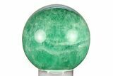 Polished Green Fluorite Sphere - China #285083-1